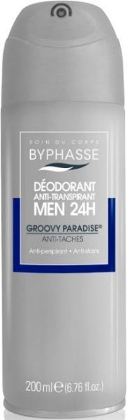 Дезодорант для мужчин Byphasse 24h Men Deodorant Groovy Paradise 200 мл