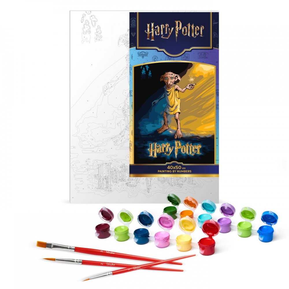 Картина по номерам Harry Potter: Постер с Добби ©Warner Bros. 40х50 см Ideyka