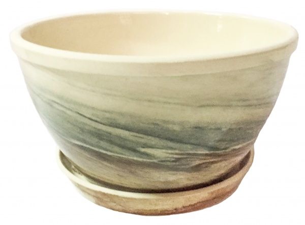 Горщик Єсенія мармур 3 л мармур 