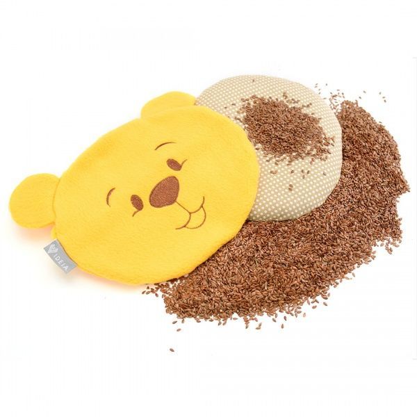 Подушка IDEIA грелка Мишка с семенами льна желтый 18х21 см 8000030043 