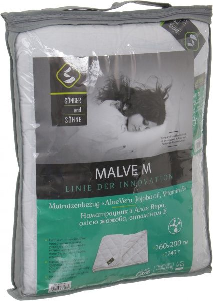 Наматрацник Songer und Sohne Malve M Afrodita 160x200 см 