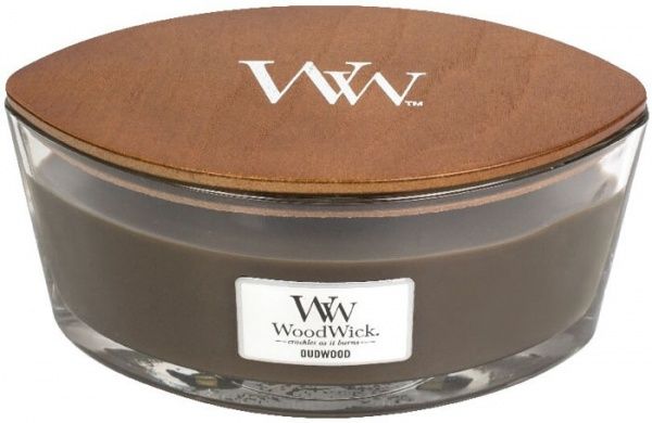 Свічка ароматична Woodwick Ellipse Oudwood 453 г 