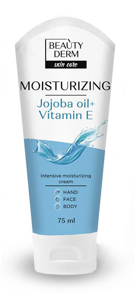 Крем день-ночь Beautyderm Moisturizing Увлажняющий крем для лица, рук та тела 75 мл