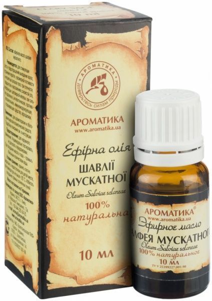 Ефірна олія Ароматика Шалфея мускатного 20 мл 