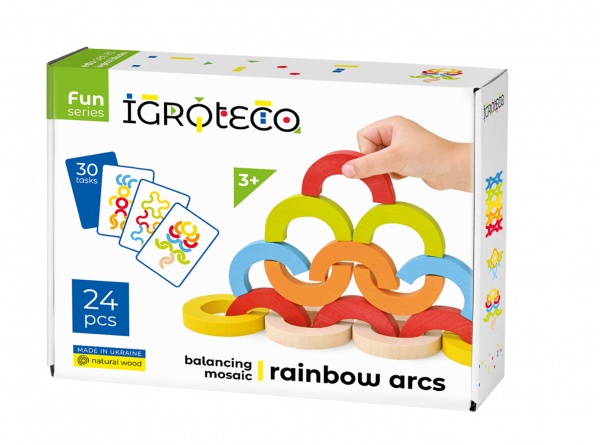 Игра деревянная Igroteco Радужные дуги 900507
