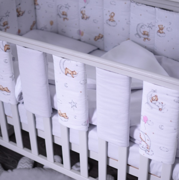 Захист на дитяче ліжко Фенс-бампер 6 од. Dreaming Baby Veres бежевий 154.05.12 