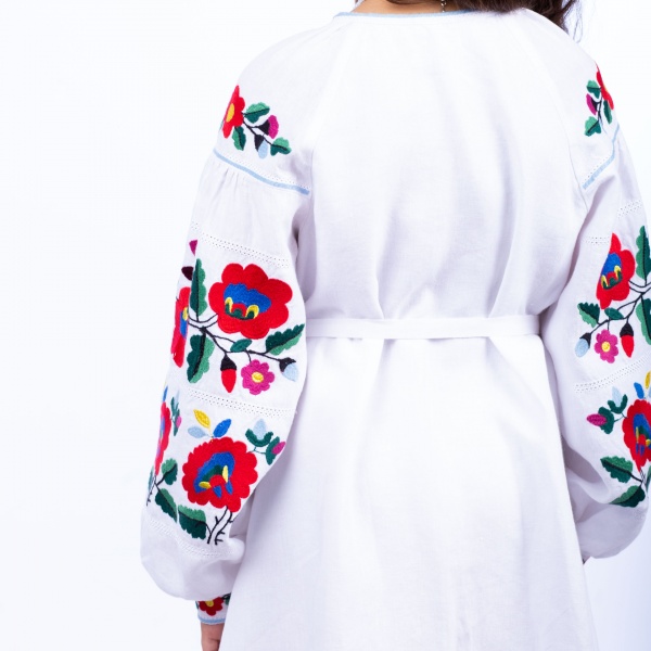 Платье Эдельвика р.134 белый 179-23/00 