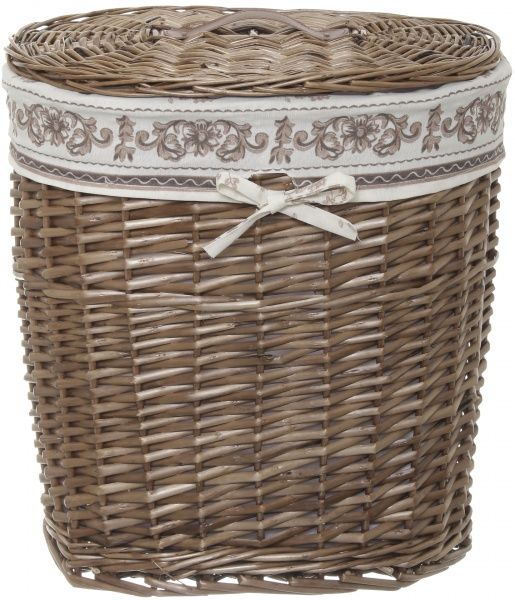 Кошик плетений з текстилем 44х30х48 см HQ13-52CD-2 