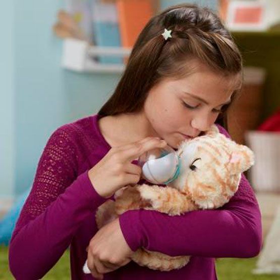 Игрушка интерактивная Hasbro Покорми котенка E0418