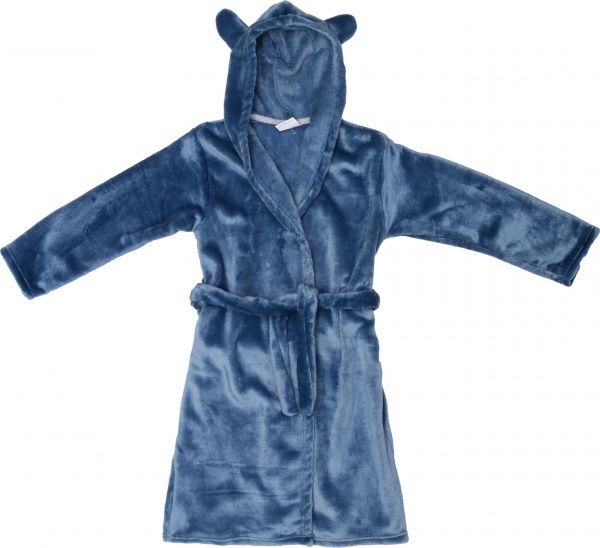 Халат дитячий унісекс Білтекс з вушками р.122 синій 