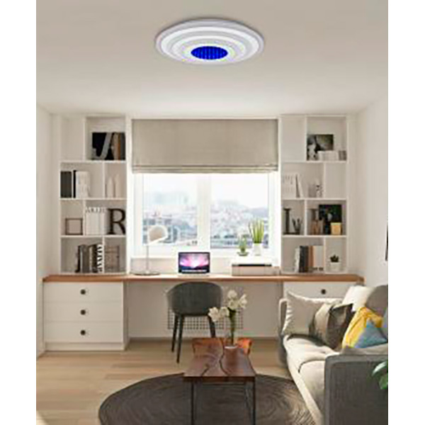 Люстра светодиодная Hopfen Phine RGB Tunnel з пультом ДК 66 Вт белый 