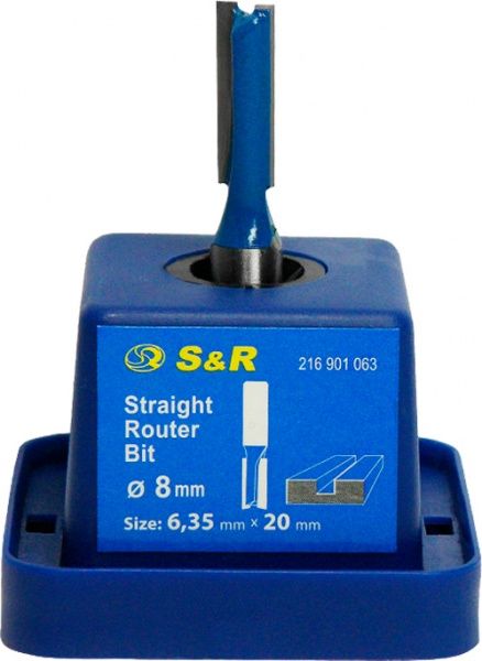 Фреза пазова циліндрична S&R 