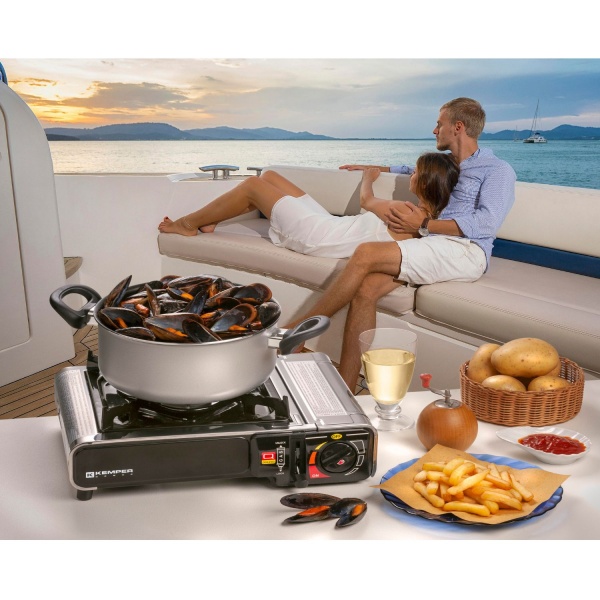 Плитка газовая Kemper Плитка газовая Kemper, пьезо 2200 Вт