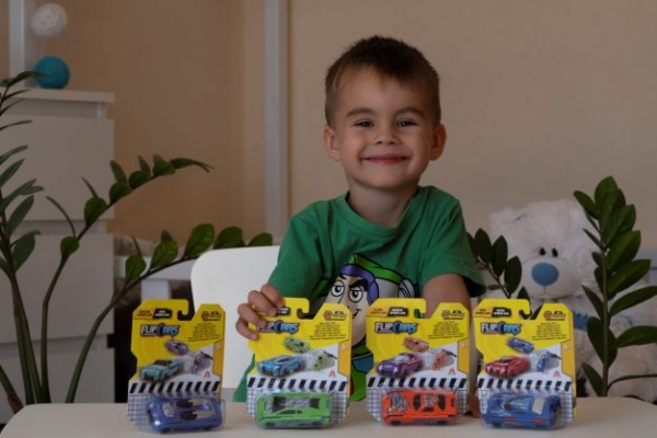 Машинка-трансформер Flip Cars 2 в 1 Спорткари, Атомний спорткар і Спорткар кабріолет EU463875B-02