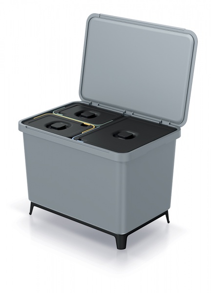 Контейнер для сміття PRP Systema сірий 62837-429