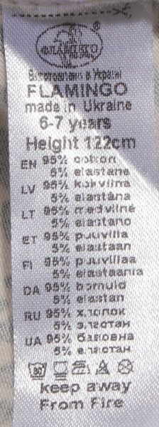 Сукня Фламінго для дівчаток сердечки р.122 пудра/синій 747-423 