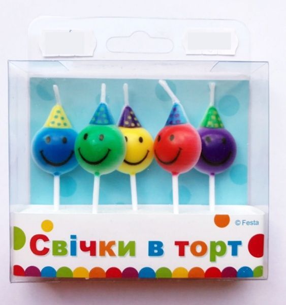 Набор свечей Фигурки Ві та Ві 5 шт. 