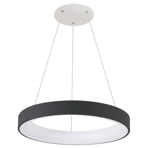 Підвіс Victoria Lighting з пультом д/к 50 Вт чорний Cora/SP450 black 