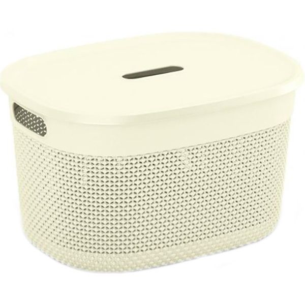 Кришка для кошика KIS 247821 Filo M/L кремова 10x390x295 мм