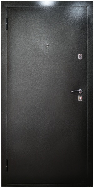 Двері вхідні металеві Y1S001C053+P044C271 чорний 2050x960 мм ліві