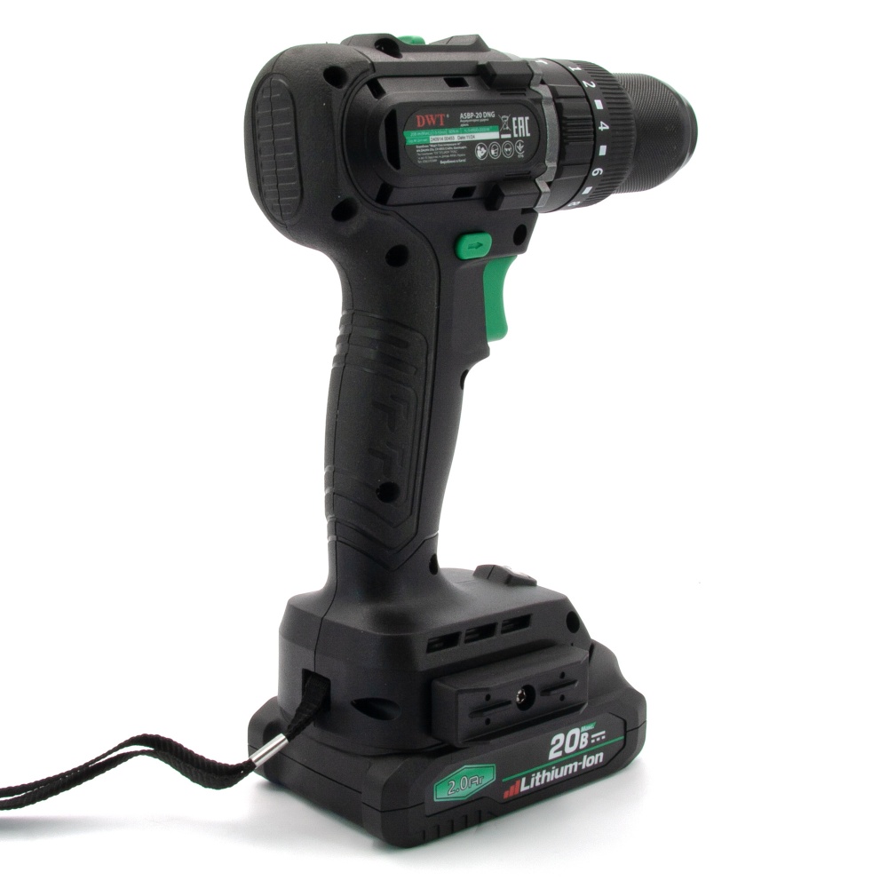 Шуруповерт ударний акумуляторний DWT ASBP-20 DNG-2 BMC