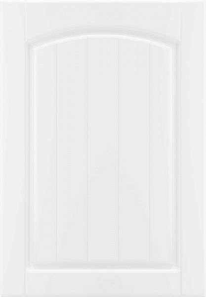Фасад для кухні Грейд-Плюс Прованс білий гладкий №383 713x496 лівий