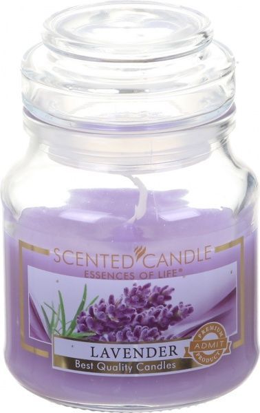 Свеча в банке лаванда d95 h85