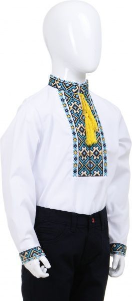 Вишиванка для хлопчиків Сварга Травень р.146 синьо-жовтий 