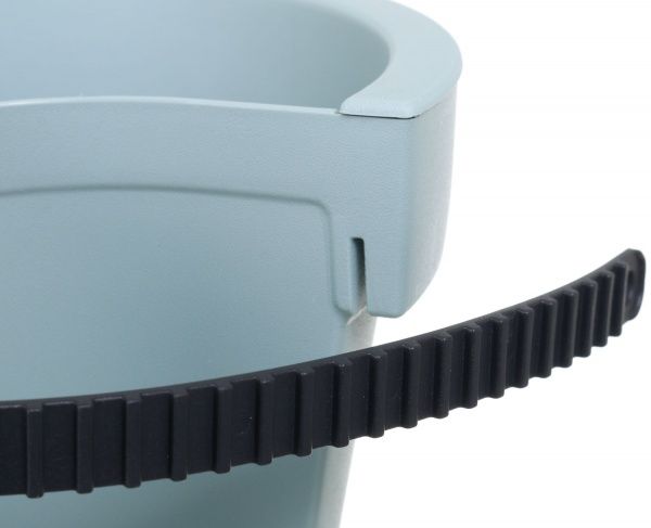 Горщик для квітів 235х210 мм круглий бірюзовий 