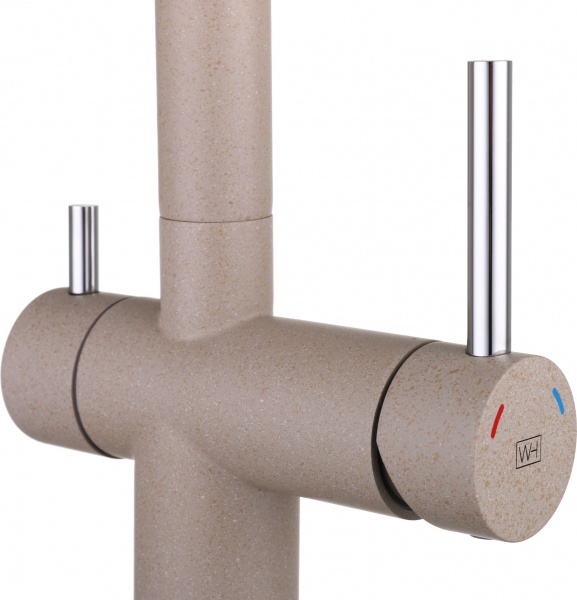 Смеситель для кухни Water House Galaxy+ с подключением к фильтру бежевый