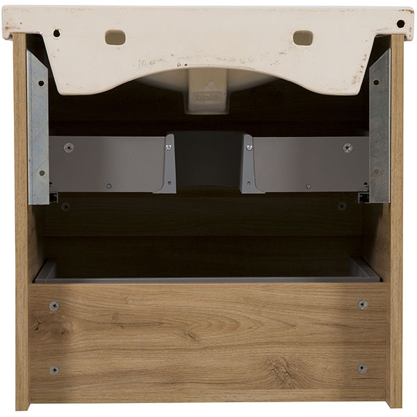 Тумба Аква-Родос Винтаж (севилья) 80 см с умывальником Frame (консольная)