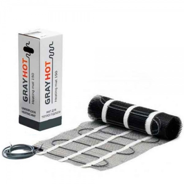 Нагревательный мат GrayHot 150 1929 Вт 12,8 м²