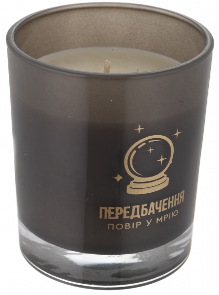 Свічка у склянці із передбаченням аромат ваніль з чорн перцем 