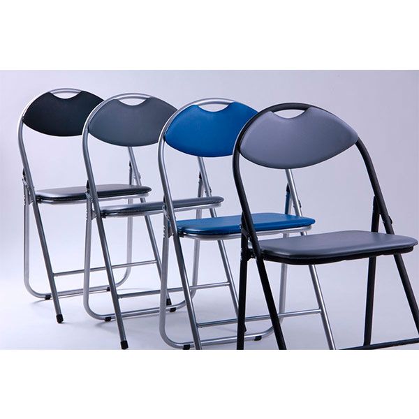 Стул обеденный раскладной AMF Art Metal Furniture Джокер алюм алюминий/серый