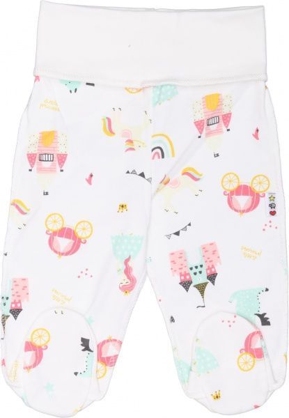 Ползунки ТМ Софія Princess р.62 молочныйс рисунком 222162 