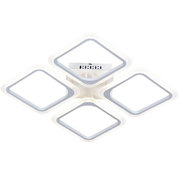 Люстра світлодіодна Victoria Lighting Rhombus/PL4 з пультом ДК 60 Вт білий 