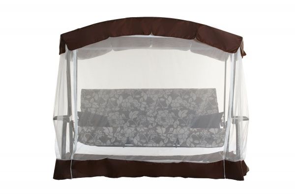 Качели OLSA Турин-Премиум FLOWER 2442х1440х1810 мм коричневые цветы 