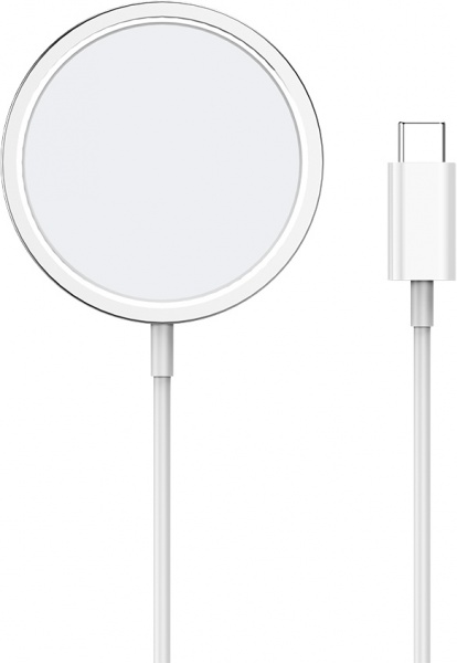 Беспроводное зарядное устройство ColorWay MagSafe Charger 15W for iPhone белое (CW-CHW27Q-WT) 