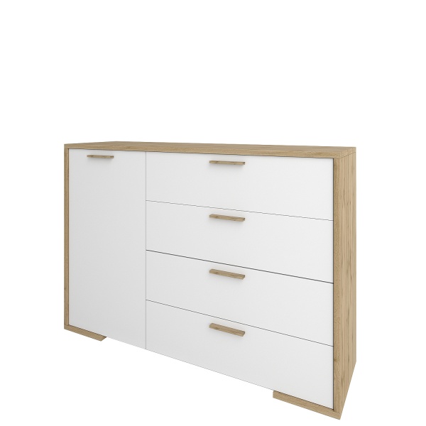 Комод SOKME 1Д/4Ш Франческа SOKME /дуб вотан 