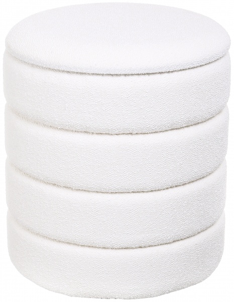 Сундук-пуф с системой хранения Hive M 41х41х46 см белый 