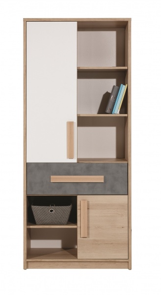 Шкаф-витрина SOKME 2Д/1Ш Айго бук 