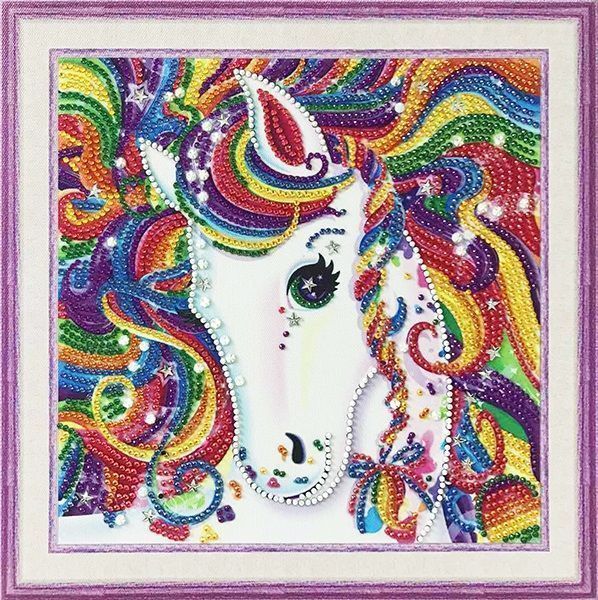 Набор для творчества Радужный конь 188748 Діамантові ручки 