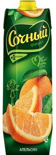 Нектар Сочный Апельсиновый 1л 