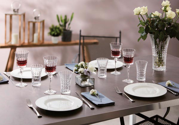 Набор бокалов для вина Lady Diamond 270 мл 6 шт. Cristal Darques 