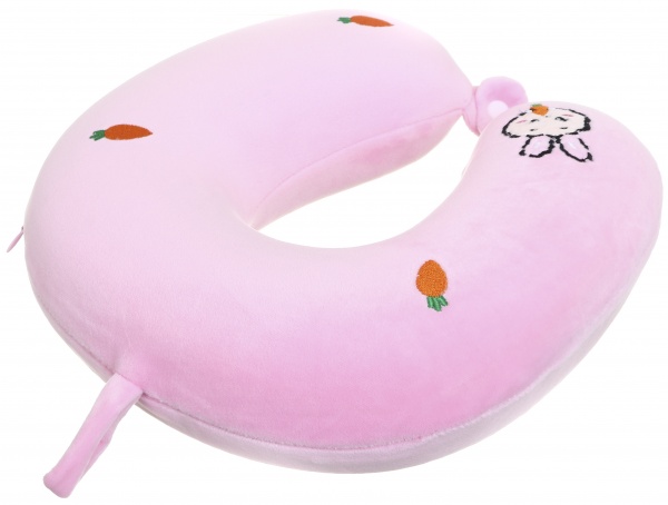 Подушка дорожня Luna Kids 28х28 см рожева BMPMIX0787 