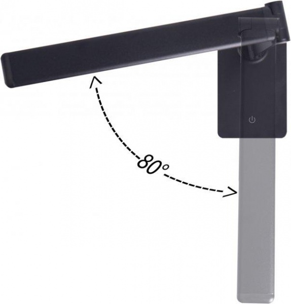 USB-лампа Berger Енергодар 1x9 Вт чорний 1036-TL-9 Black 