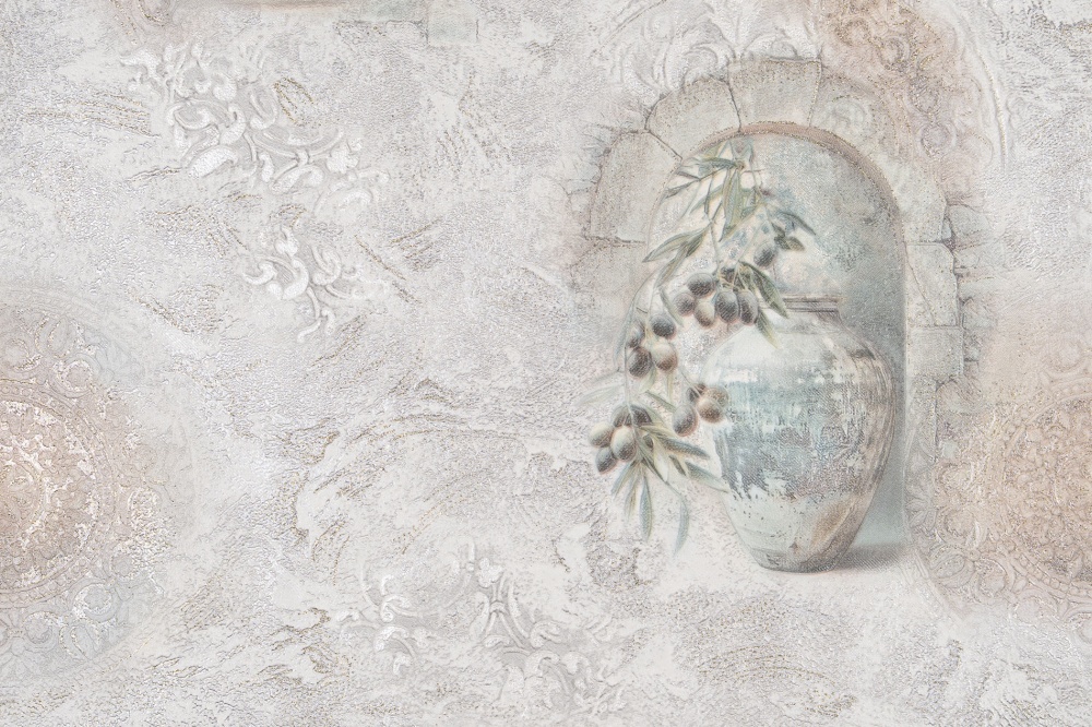 Обои виниловые на бумажной основе Славянские обои Expromt Греция 9136-03 0,53x10,05 м