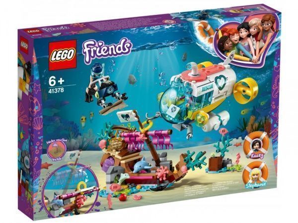 Конструктор LEGO Friends Миссия по спасению дельфинов 41378