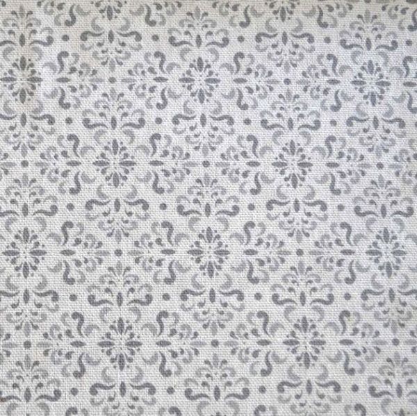 Дорожка на стол Bella Серый витраж 40x140 см Прованс 