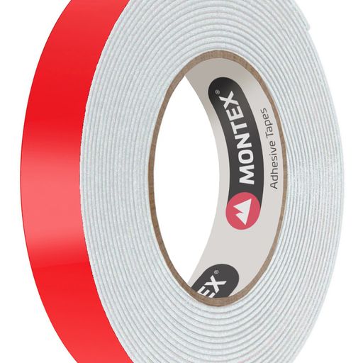 Двухсторонняя автомобильная клейкая лента MONTEX SHS MTX6105 9 мм 1,2 мм 2 м белый